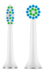 electric toothbrush for cleaning teeth and hygiene dental dentist vector illustration