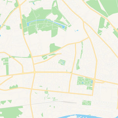 Wilhelmshaven, Germany printable map