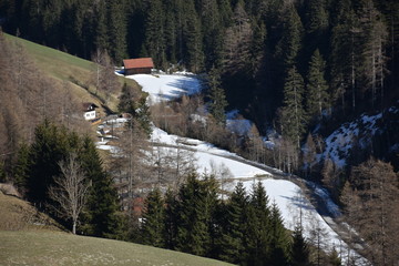 Navis, Dorf, Tirol, Navistal, Naviser Tal, Innsbruck Land, Österreich, Tal, Tuxer Alpen, Schnee,...