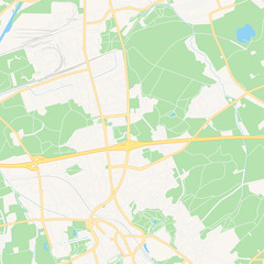 Castrop-Rauxel, Germany printable map