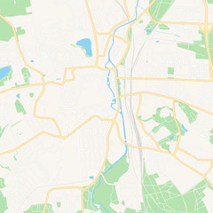 Luneburg, Germany printable map