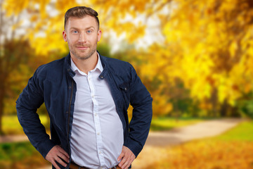 Obraz premium Portrait of a handsome man