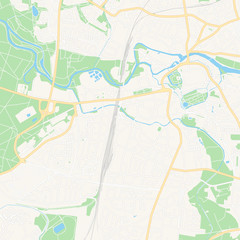 Celle, Germany printable map