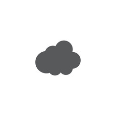 cloud vector icon illustration design isolated on white