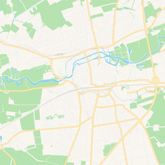 Lippstadt, Germany printable map