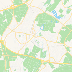 Grevenbroich, Germany printable map