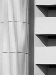 abstract architecture detail of building, minimalism style