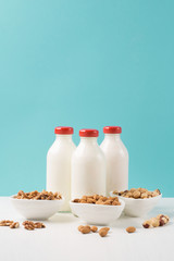 Vegan nut milk and ingredients