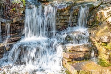 Fototapeta na wymiar Ozark mountain springs waterfall in Arkansas
