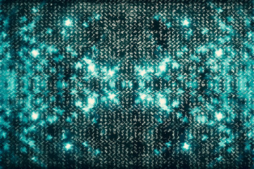 Blue matrix digital background. Abstract cyberspace concept. Characters fall down. Matrix from...