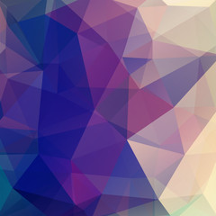 Background of purple, pnik, beige geometric shapes. Mosaic pattern. Vector EPS 10. Vector illustration