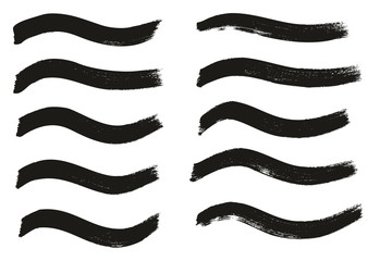 Tagging Marker Medium Wavy Lines High Detail Abstract Vector Background Set 39