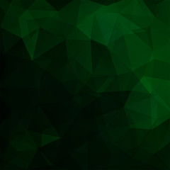 Abstract geometric style green background. Vector illustration