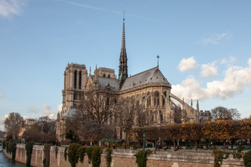 Fototapeta na wymiar Notre Dame Paris taken in 2013 before th e fire 