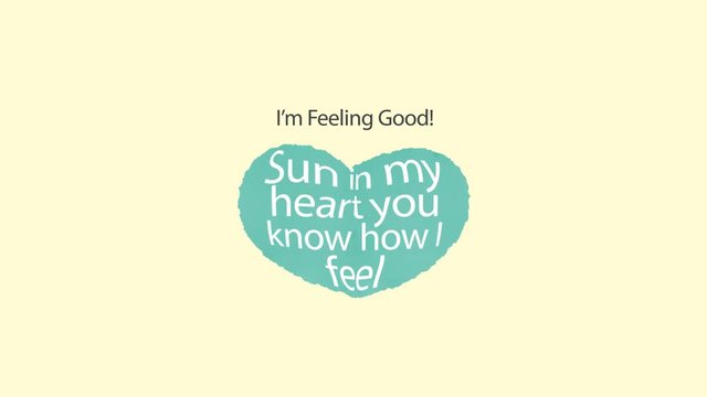 sun in mut heart you know how I feel text infographics