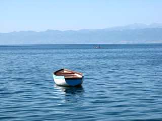 Boat at Ohrid lake