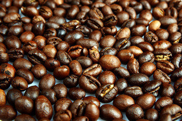 Roasted Coffee beans background