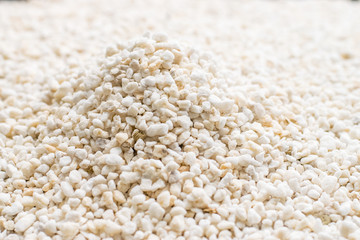 perlite with green cup