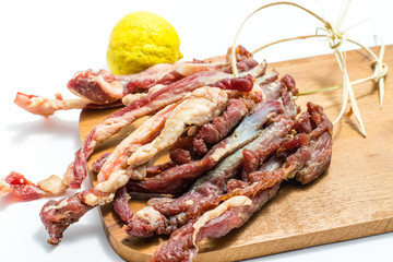 Dried meat slices