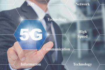 5G次世代モバイル通信をタッチ touching 5g next mobile network