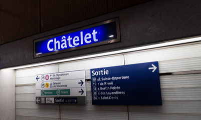 Paris Ch&acirc;telet