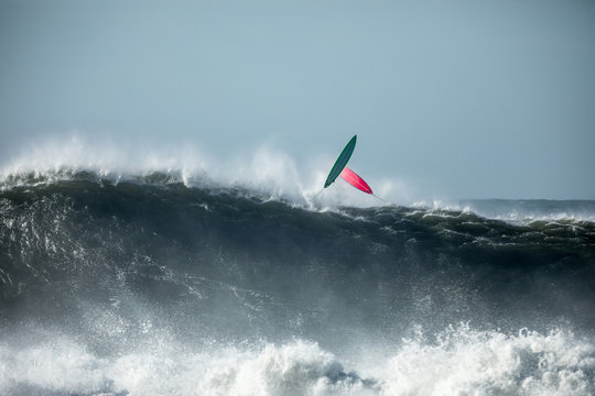 Surfboards in der Welle