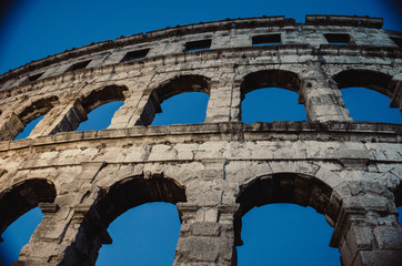 Roman amphitheatre in Pula