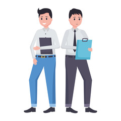 Obraz premium men employee office