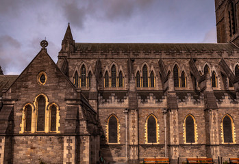 Dublin, Ireland – March 2019. Cathedral Church of the Holy Trinity,  Roman Catholic  Christ...