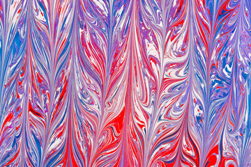 Beautiful abstract painting is a painting technique Ebru .Turkish Ebru style on the water with acrylic paints wring wave.Stylish combination of luxury.Contemporary art marble liquid texture  