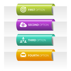 Onglet de mise en page vectoriel