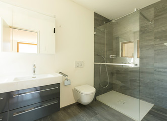 Interior of bathroom