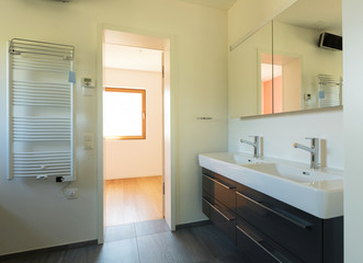 Interior of bathroom