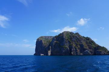 View of Loh Samah Bay, Phi Phi island, Thailand