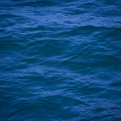 water background beautiful sea ocean with waves horizon surface blue texture nature view at summer