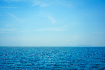 Fototapeta premium beautiful seascape sky ocean landscape of nature