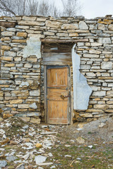 The village of Bayzhansay in the Turkestan region of Kazakhstan. Abandoned mining village. Old...
