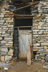 The village of Bayzhansay in the Turkestan region of Kazakhstan. Abandoned mining village. Old...