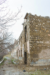 The village of Bayzhansay in the Turkestan region of Kazakhstan. Abandoned mining village....