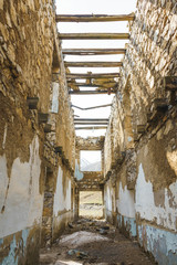 The village of Bayzhansay in the Turkestan region of Kazakhstan. Abandoned mining village....