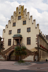 Fototapeta premium A beautiful house of Renaissance style in Selestat city in France