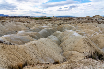 The Badlands of Abanilla and Mahoya near Murcia in Spain