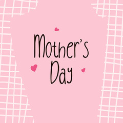 Mother's day greeting card brush paint background. - 264421440