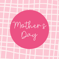 Mother's day greeting card brush paint background. - 264421630