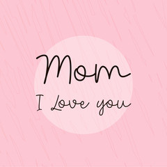 Mother's day greeting card brush paint background. - 264421818