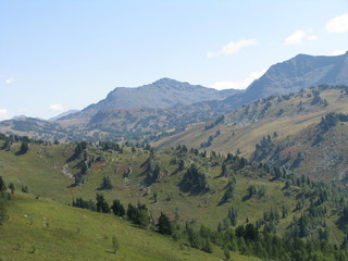 Fototapeta premium landscape in the mountains