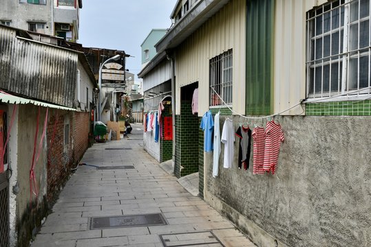 Fototapeta 台南　レトロな路地