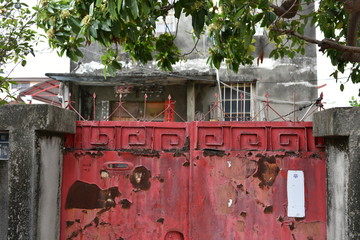 台南　レトロな路地