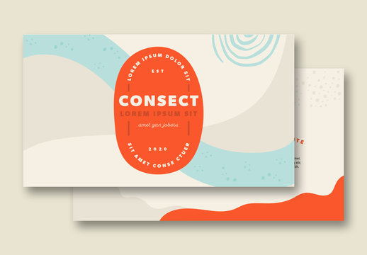 Colorful Illustrated Presentation Layout
