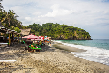 Virgin beach at Bali, Indonesia